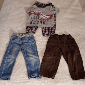Kids Graphic Tee and Pants Set